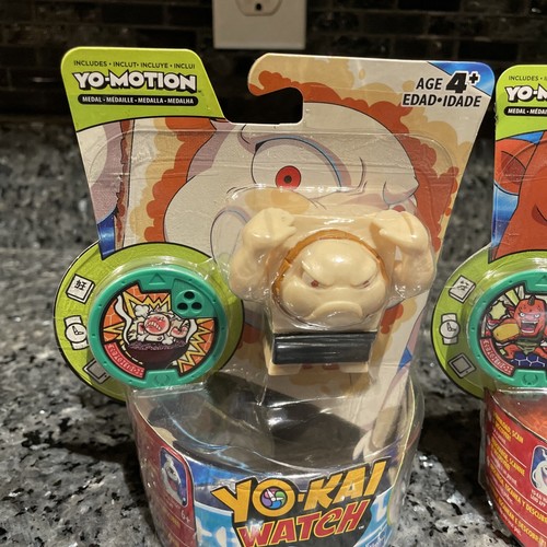 Lot Of 4 - Yo-Kai Watch Yo-Motion Medal Moments Figure Hasbro New Sealed - Picture 6 of 18