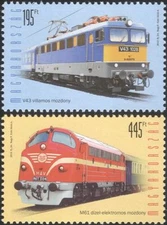 Hungary 2013 Locomotives/Diesel/Trains/Rail/Railways/Transport 2v set (n45112)