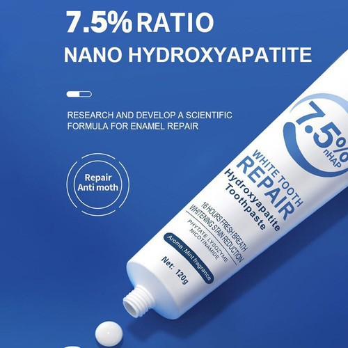 1/2/3x Hydroxyapatite Toothpaste Enamel Protection,Gentle Mint,Fresh Breath UL - Picture 8 of 16