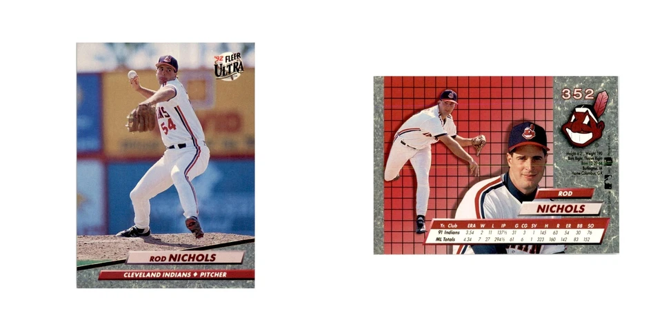 1992 Fleer Ultra Rod Nichols Baseball Cards #352 - Image 3 of 3