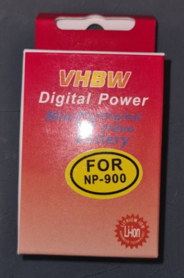 2x VHBW Digital Power Akku NP-900 - wiederaufladbar