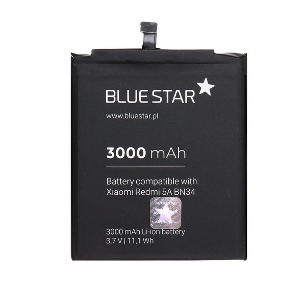 Akku Batterie Li-Ion Accu FüR BN34 Xiaomi Redmi 5A 3000Mah Von Bluestar-image