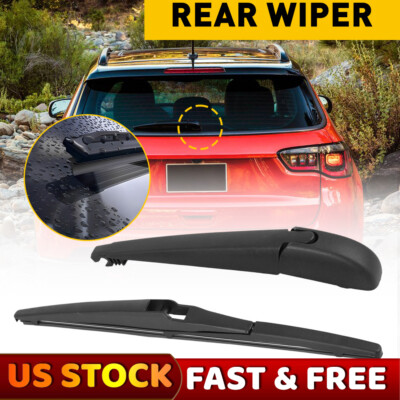 Rear Wiper Blade and Arm for TOYOTA RAV4 2013-2018 Back Window Windshield Wiper