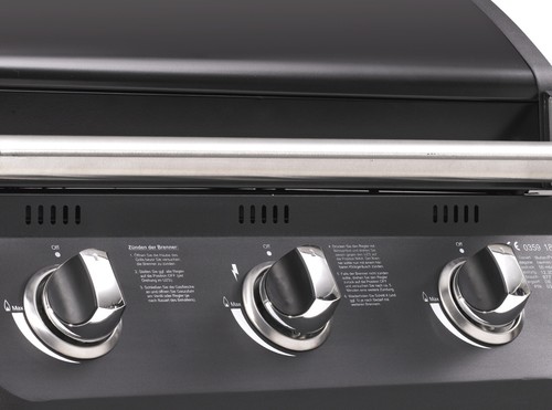 Gasgrill "Columbus 3+1" von El Fuego® inkl. Seitenbrenner, BBQ, AY 562 - Bild 6 von 12