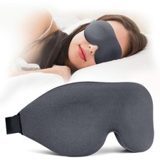 NEWVANGA Sleep Mask for Back and Side Sleeper, 1 Count Pack of 1 , Grey