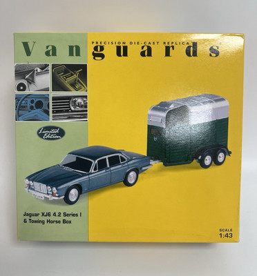 Lledo Vanguards 1:43 Jaguar XJ6 4.2 Series 1 & Horse Box VAO8602 Limited Edition