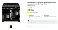 £2095 PayPal. Rangemaster Classic 110 Dual Fuel Black Chrome | Ex Display