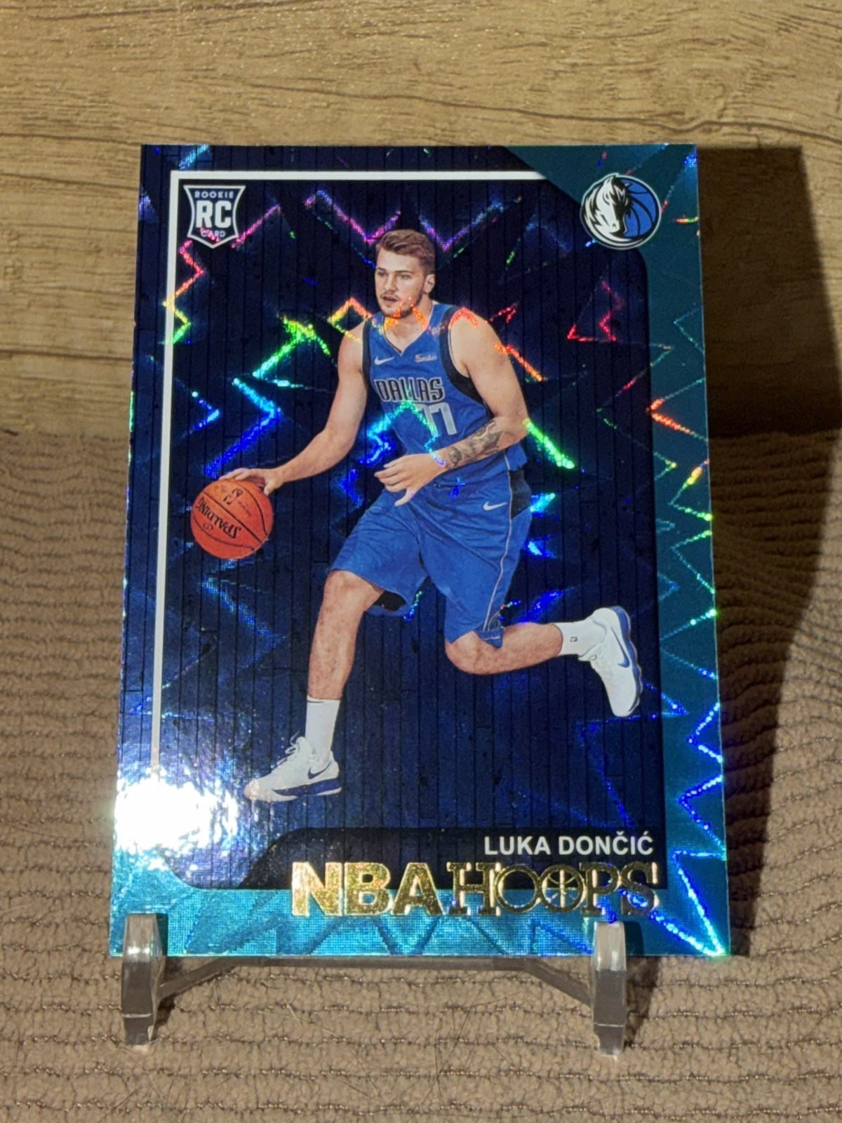 2018-19 Luka Doncic Rookie Panini NBA Hoops Luka Dončić 268 Teal Explosion (RC)
