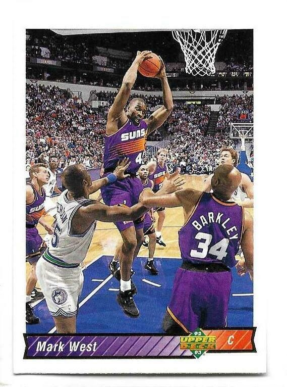 MARK WEST 1992-93 UPPER DECK CARD NEAR MINT CONDITION