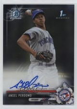 2017 Bowman Chrome Prospect Auto Angel Perdomo #CPA-AP Auto 6fs