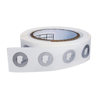 10 Stück NFC Tags Sticker NTAG213 rund 25mm ISO14443A 13.56MHz RFID blank