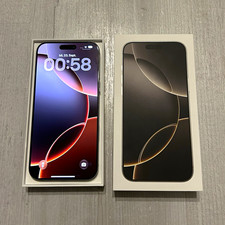 Apple iPhone 16 Pro Max 256GB, Natur Titan, 89% Batteriekapazität, inklusive OVP