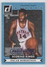 2014 Panini Donruss Scoring Kings Press Proof Blue 72/99 Oscar Robertson HOF o7m