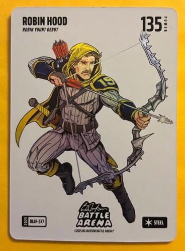 Bo Jackson Battle Arena Robin Hood BLBF-577 Robin Yount Steel Blizzard