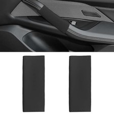 2PCS Car Grab Handle Cover, Anti-Scratch Auto Inner Front Rear Door Pull Black