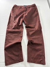 Trussardi Sport – Pantaloni Vintage Chino Bordeaux  Taglia 52