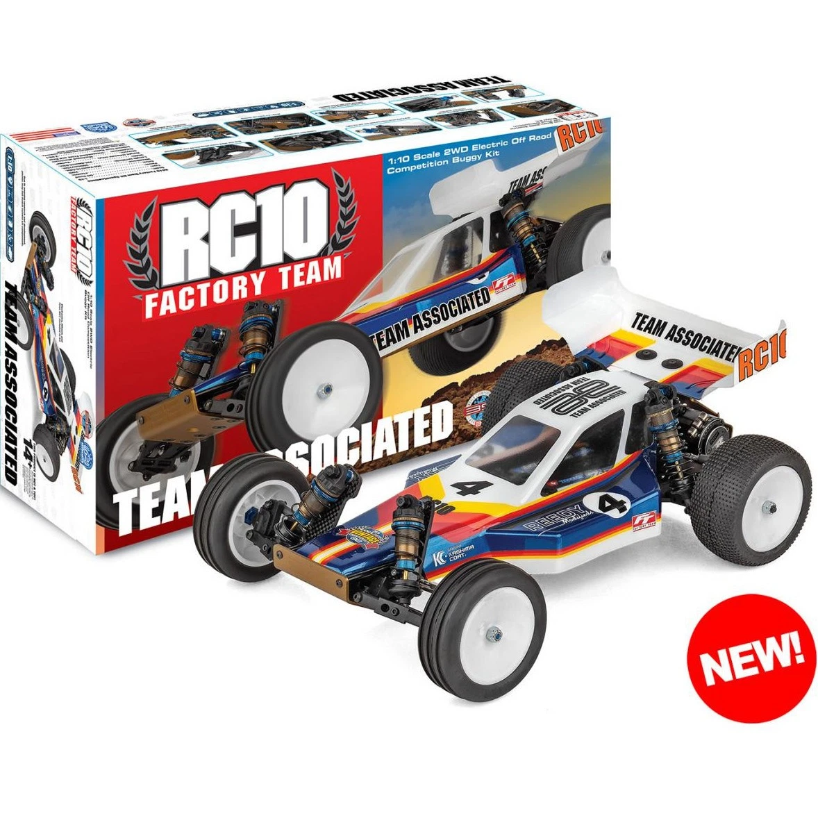 RC10 Unassembled Kit Hobby RC Car, Truck & Motorcycle Buggies for