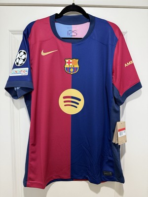 Dani Olmo #20 Mens LARGE Nike FC Barcelona Home STADIUM Jersey | eBay
