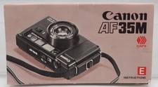 Canon AF35 35mm Camera Instructions Manual