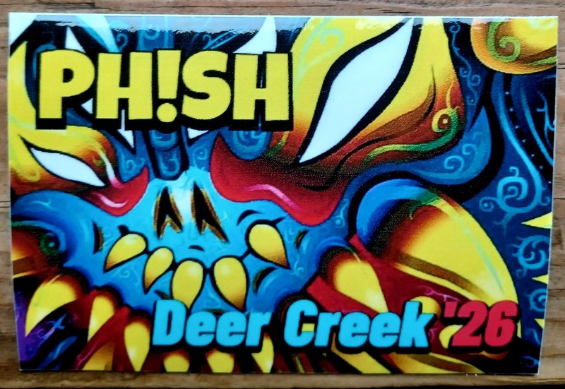 PHISH Deer Creek 2026 Sticker