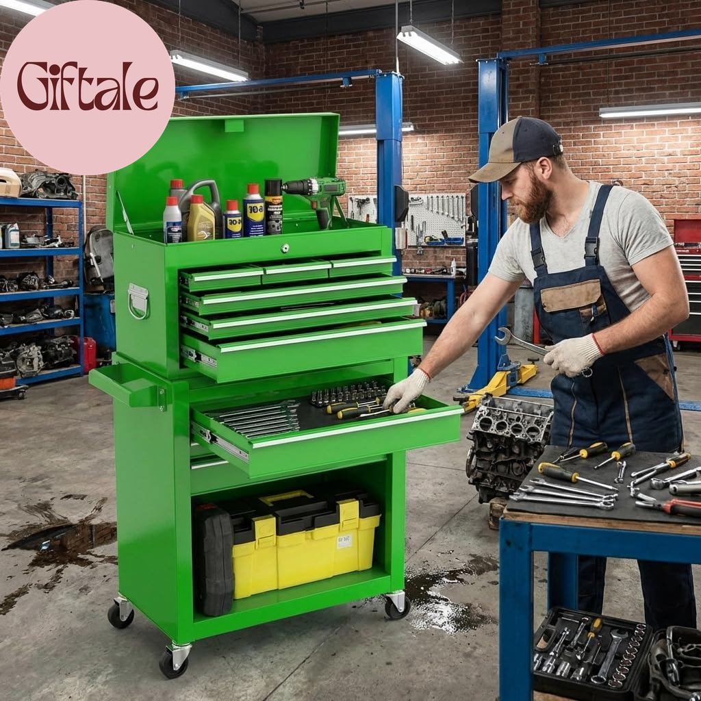 Drawer - DRAWER ドゥロワー/カッツトソー/グリーン タグ付き未使用/Aランク/82【中古】 Tool Chest, 8-Drawer Rolling Tool Storage Cabinet with Wheels