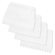 Adhesive Spreader, 4 Pcs Notched Glue Spreader Kits Plastic Notched Trowel 0....