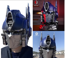 Killerbody Wearable Optimus Prime Helmet Mask Sound Effect Touch Cosplay Props