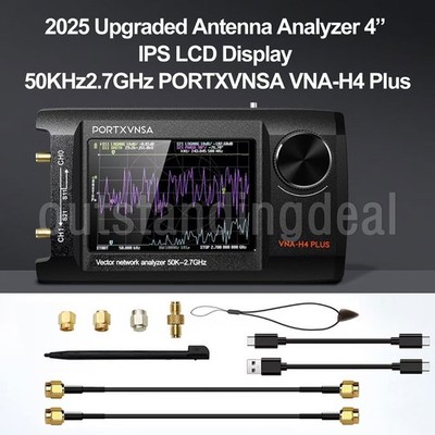 VNA-H4 Plus 50kHz-2.7GHz Portable Handheld Vector Network Antenna Analyzer ot25