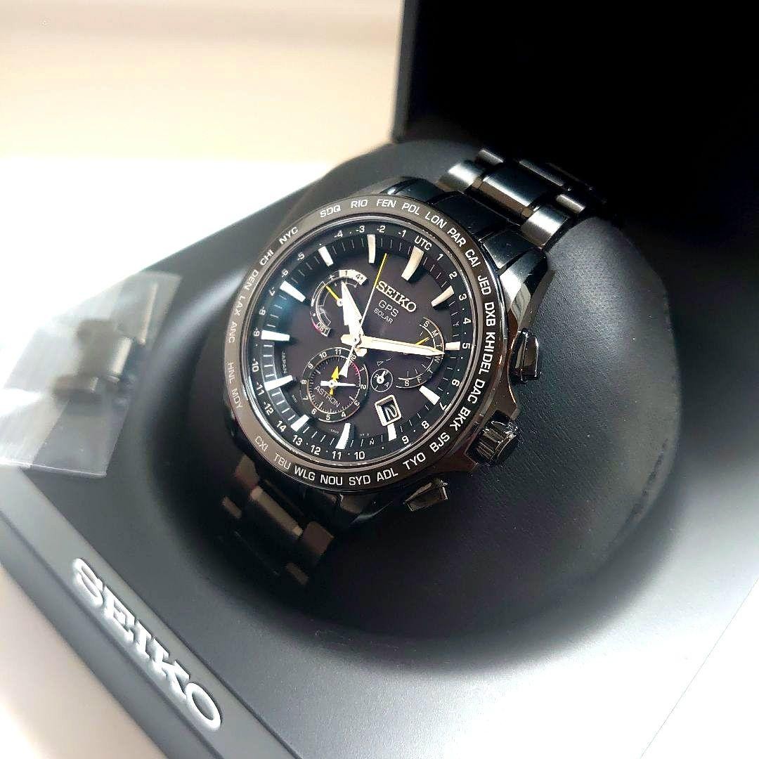 Seiko Astron SBXB079 8X53 GPS Solar Titanium 1.77in Case 6.69in Wrist image 3