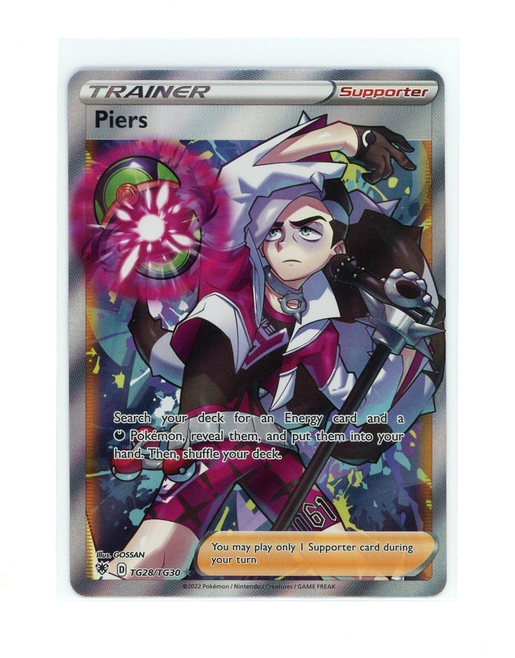 Piers TG28/TG30 Pokemon Astral Radiance Holo Ultra Rare Full Art