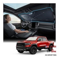 Windshield Sun Shade Umbrella Vinyl Coating Heat For Ram 1500/2500/3500
