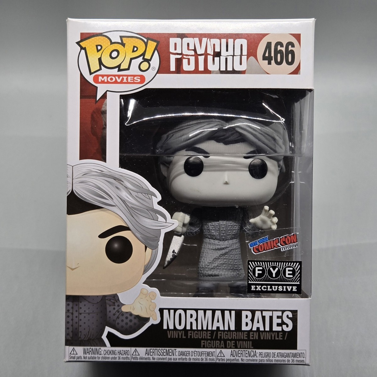 Norman Bates #466 ~ Funko Pop Psycho Comic Con FYE Exclusive in