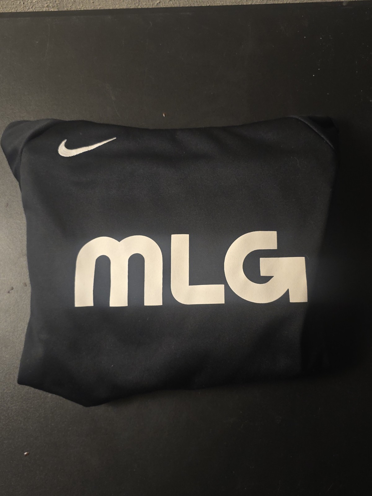 MLG Nike Therma Hoodie Men's Medium Black Dri-Fit Esports Gaming Sweatshirt 2017