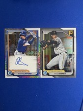2024 Bowman Chrome Paul Skenes RC Ryan Clifford Auto Refractor Mets Pirates Lot