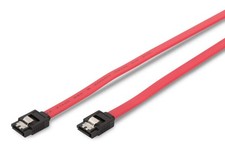 DIGITUS SATA III connection cable - L-type female/female - 0.3m - 6 Gbit/s - wit