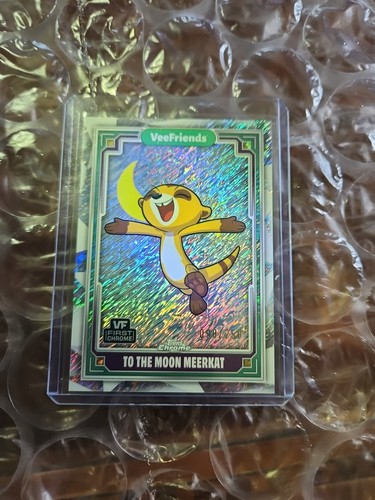 2025 Topps Chrome Vee Friends To The Moon Meerkat 98/250 Shimmer