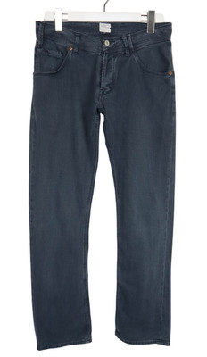 PAUL SMITH London Jeans Herren W30R Button Fly Gerade Regular Fit Blau