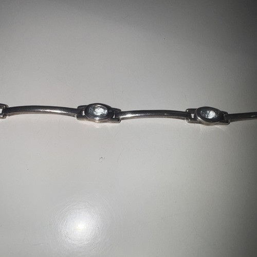 Pulsera retro de joyería Michael Hill Sterling (marcada) 18, cm L 0,7 cm W 12 gm EXC - Imagen 6 de 7