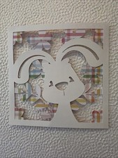 Easter Bunny spring Paper Piece For Scrapbooking And Card making Handmade