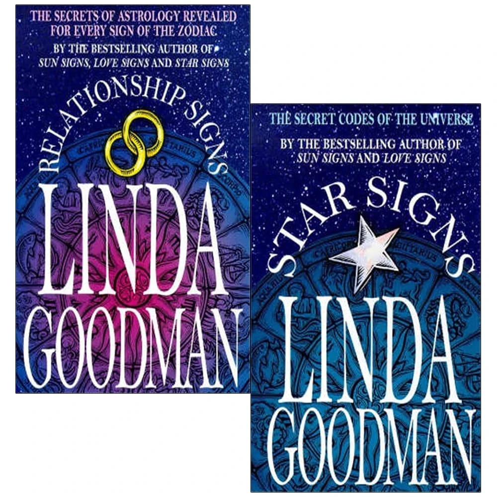 Linda Goodman Collection 2 Books Set   Star Signs,Relationship Signs