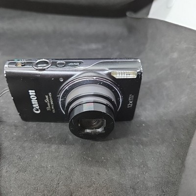 Canon PowerShot ELPH 360 HS 20.2 MP Digital Camera - For Parts Or Repair Bad Scr