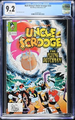   Walt Disney's Uncle Scrooge #255 CGC 9.2 NM 1991 Disney Publication Comic