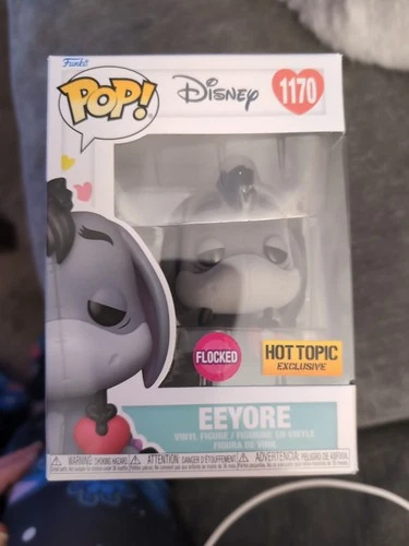 Funko Pop! Vinyl: Disney Eeyore #1170 Flocked, Hot Topic Exclusive (2021)