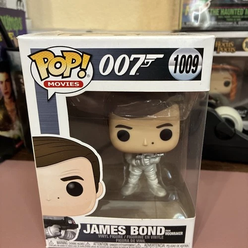 Pop! Movies #1009 James Bond (Moonraker) Funko Vinyl Figure  VAULTED NIB 007