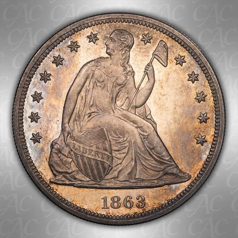 1863 Year Seated Liberty US Dollars (1840-1873) for sale | eBay