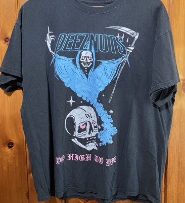 Deez Nuts Too High To Die 2018 North America Tour Shirt XL Extra Large Black