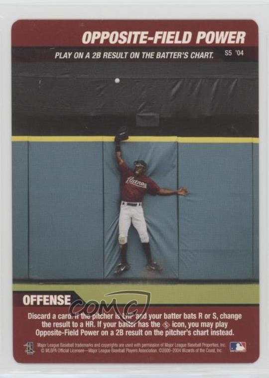 2004 MLB Showdown Trading Deadline Strategy Offense Opposite-Field Power #S5 0w8