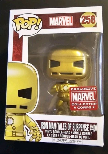 Funko POP! Marvel Collector Corps Iron Man 258 NIB Tales of Suspense #40
