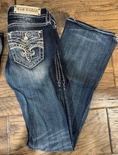 Rock Revival Women's Jeans Size 27 Beliss Boot Cut Blue Denim
