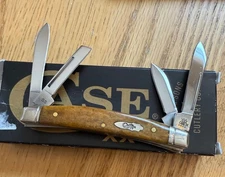 CASE ANTIQUE SMALL CONGRESS KNIFE #6468 SS NEVER USED IN BOX N6